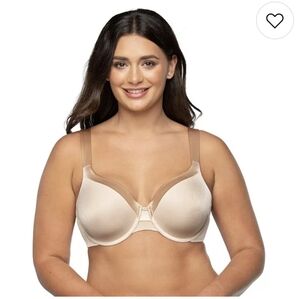 New Vanity Fair Bra Illumination Full Figure Rose Beige  44D 44 D